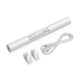 12V Lithium Ion Rechargeable Pack Wand - Power and Charge Blinds, Shades Curtains - 2600mAh, Output 5V 1A,  Easy to Install - Includes Wall Mounting Clips,Type-C Cable